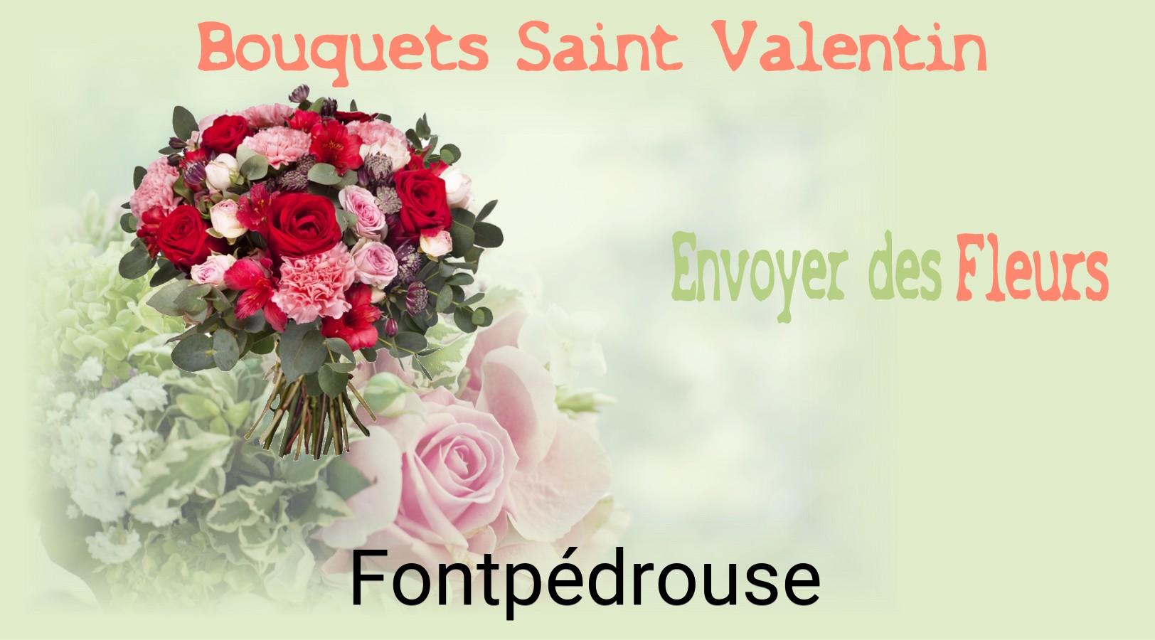 Roses de Saint-Valentin livrées à Fontpédrouse